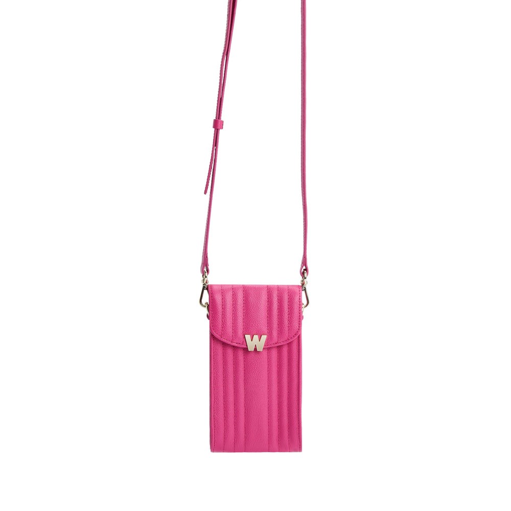  Custodia per telefono con cinturino da polso e cordino - Rosa - WOLF