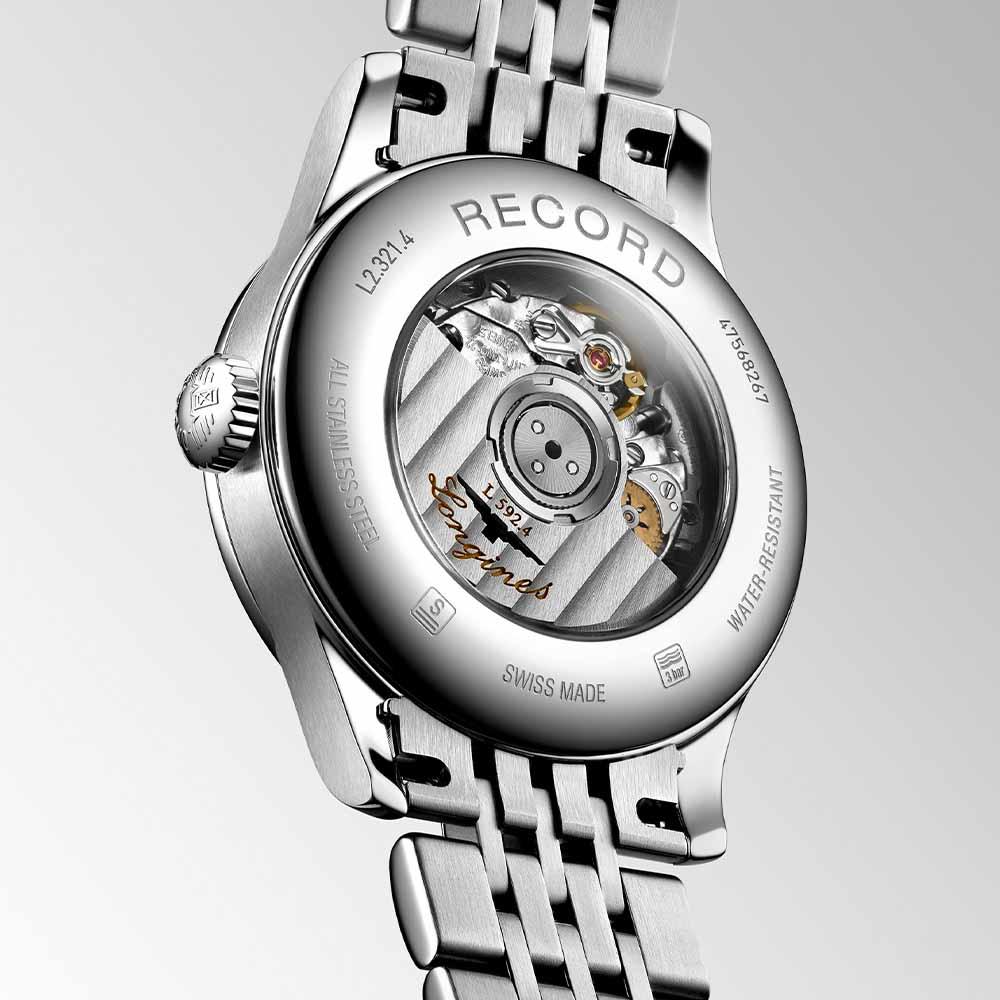  Longines Record L2.321.4.11.6 Automatico 30 mm - LONGINES