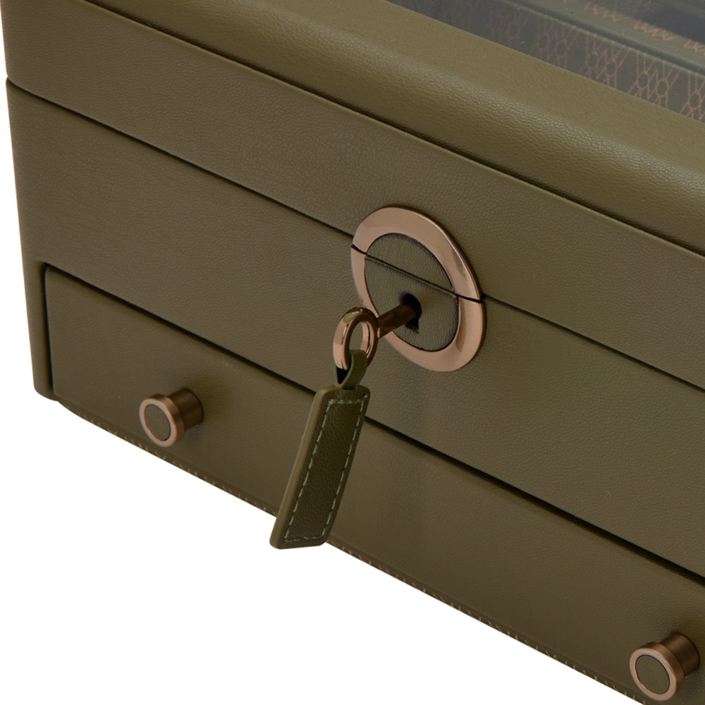  Scatola porta orologi - Oliva - WOLF
