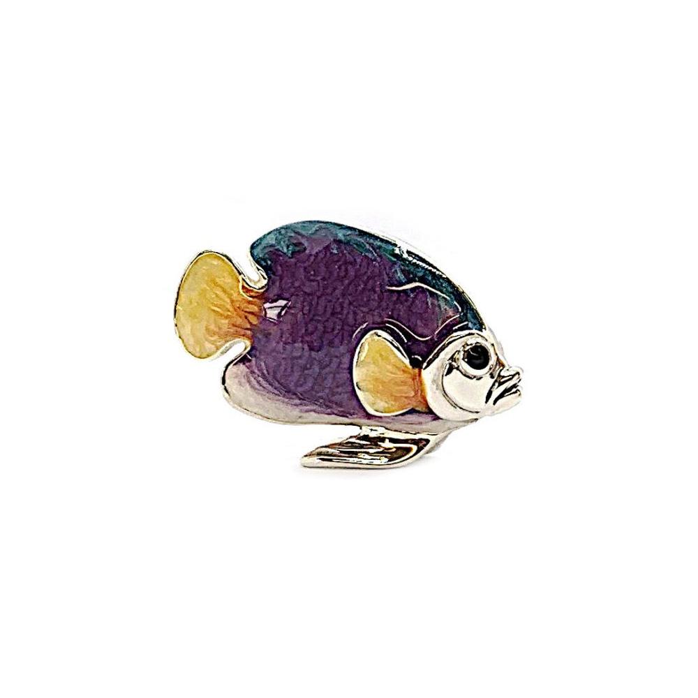  Small enameled fish ornament Saturnoo ST227-3 - SATURNO