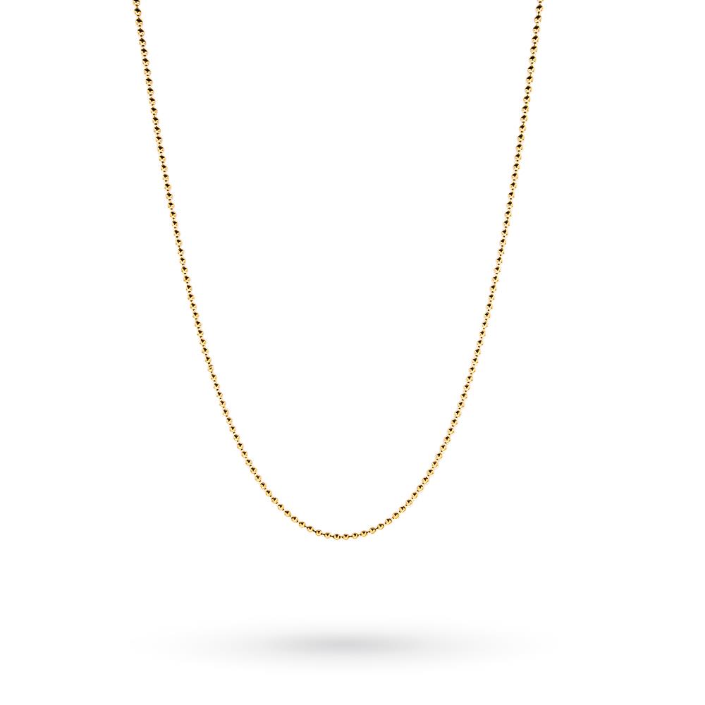 Catenina pallini oro giallo 18kt lucido 50cm - LUSSO ITALIANO