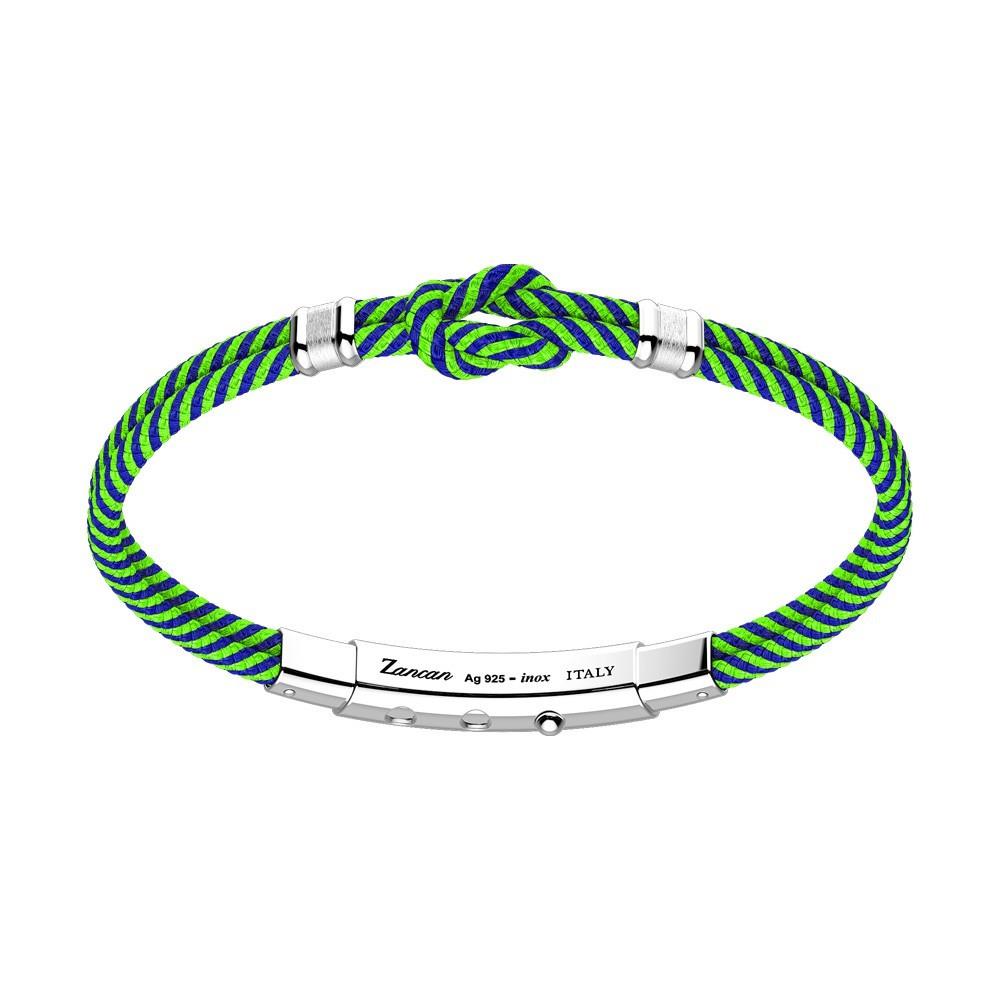 Zancan bracelet in bicolor kevlar with nautical knot - ZANCAN