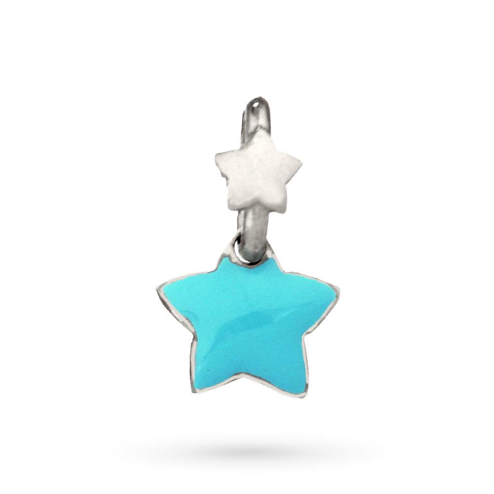Aquamarine Star Dodo Mariani pendant in 925 silver - DODO MARIANI