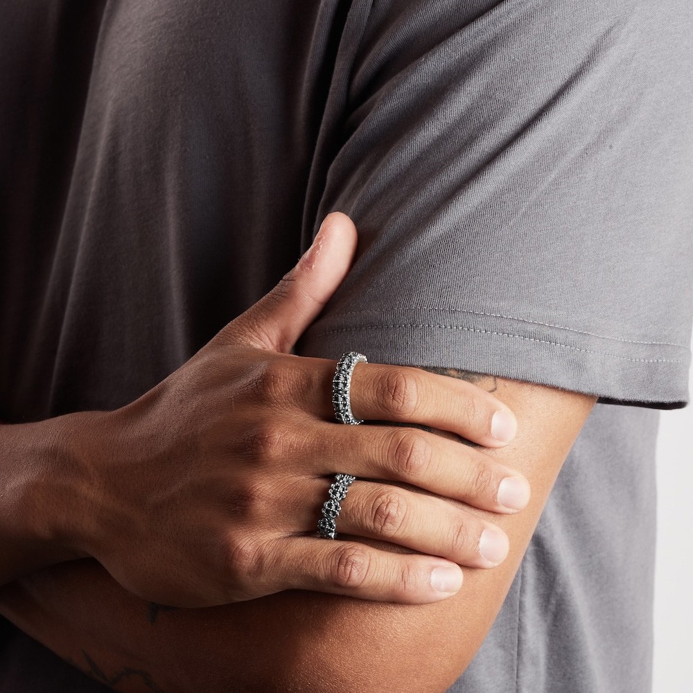  Anello Nove25 Fede Gotica Promesa in argento - NOVE25