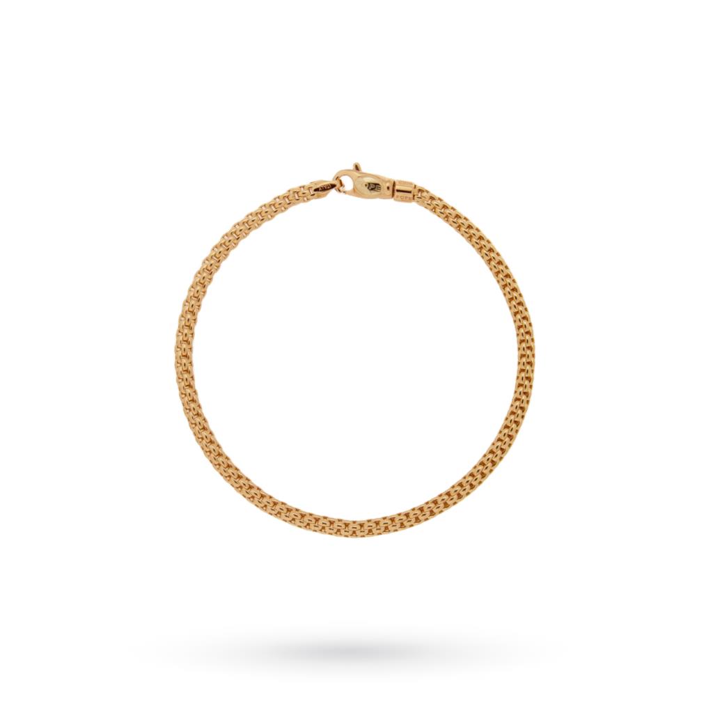 18kt rose gold bracelet 19cm | Prima Collection | Fope - FOPE