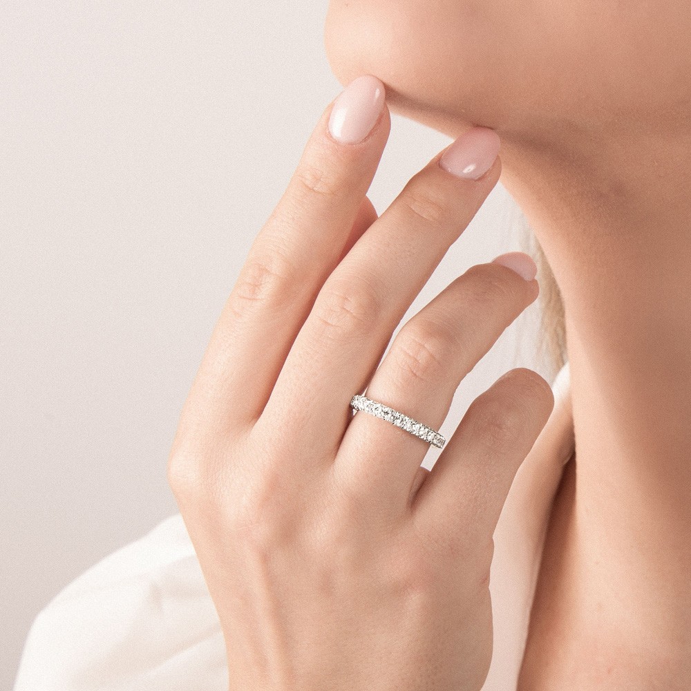 Anello eternity oro bianco e diamanti Mirco Visconti - MIRCO VISCONTI