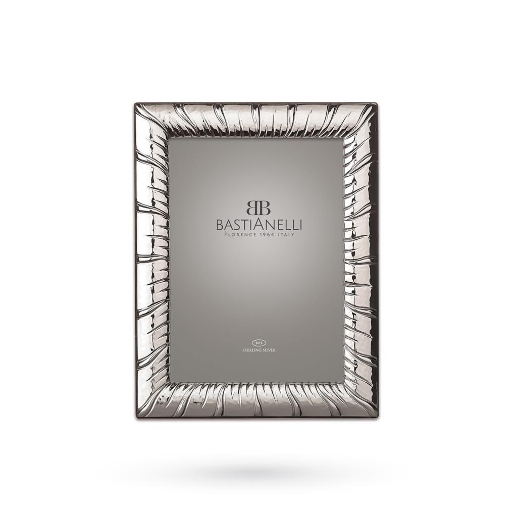 Silver photo frame 6x9 cm rays - BASTIANELLI