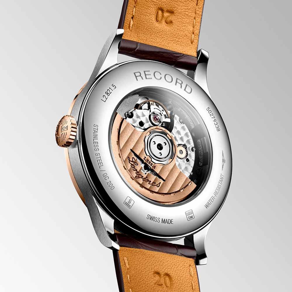  Longines Record L2.821.5.11.2 Automatic 40.00 mm - LONGINES