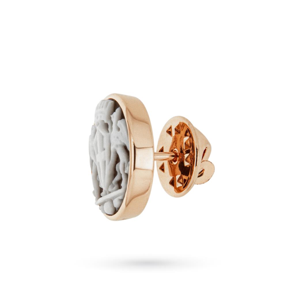 Spilla rever Genova cammeo Stemma araldico citt&agrave; - CICALA