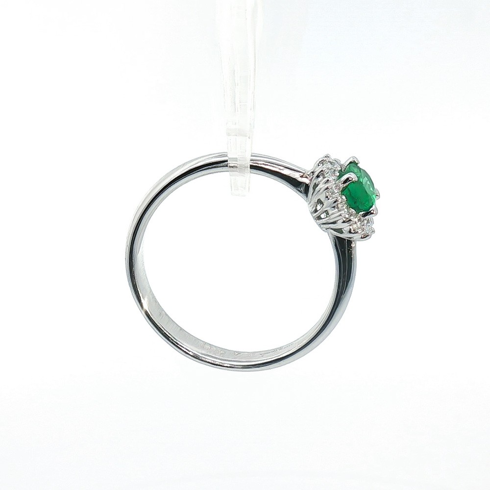  Anello smeraldo 0,50 ct e contorno 12 diamanti Mirco Visconti - MIRCO VISCONTI
