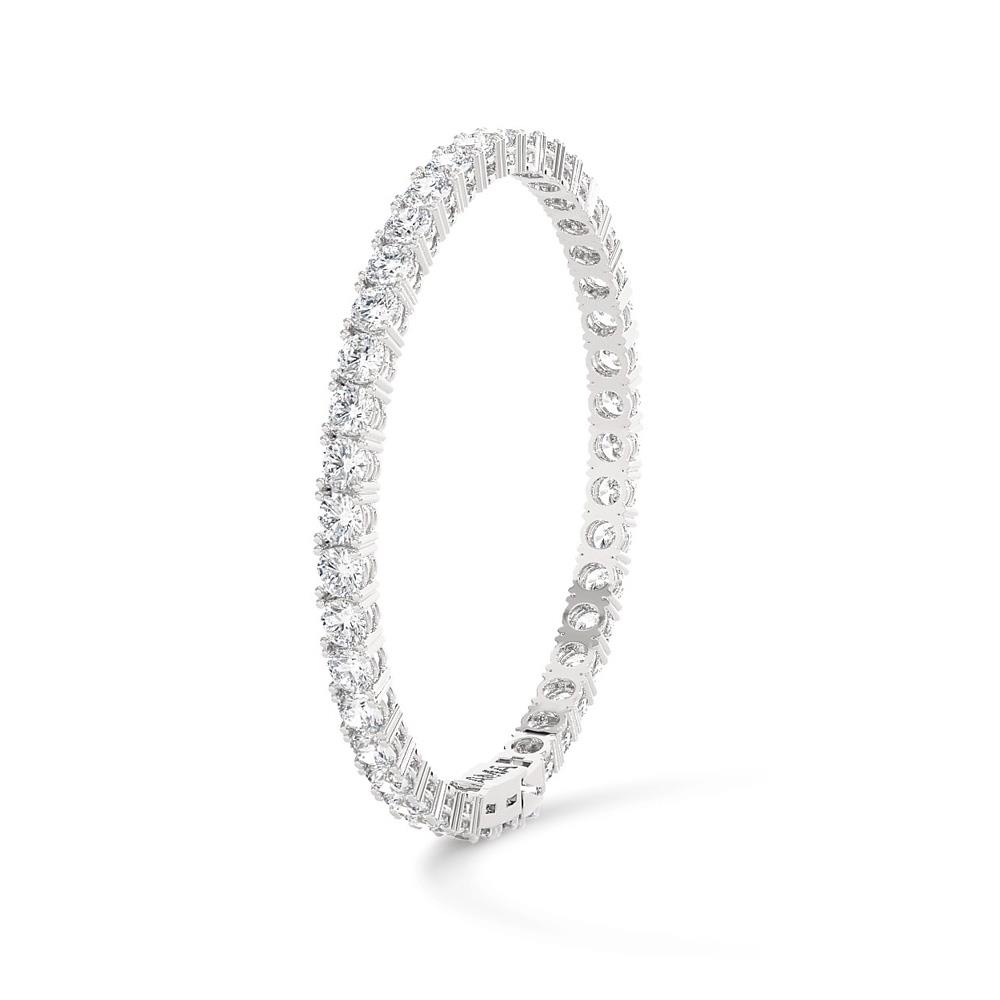  Bracciale tennis oro bianco diamanti 7,20 Carati Lab-Grown 17,5 cm - AMA