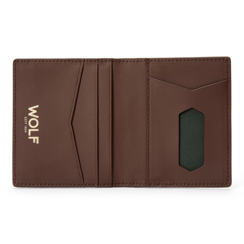  Wolf ID Card Case - Brown - WOLF