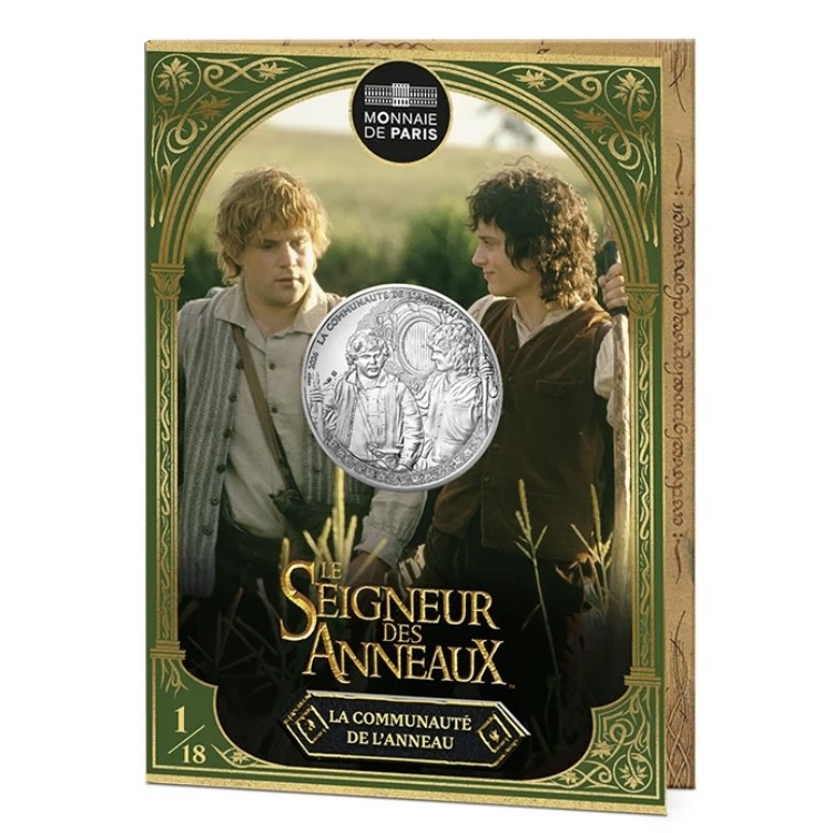 The Lord of The Rings, Silver Coin, 1/18 - MONNAIE DE PARIS