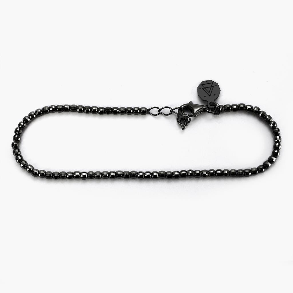 Bracciale disco 300 rutenio vernociato lucido Nove25 - NOVE25