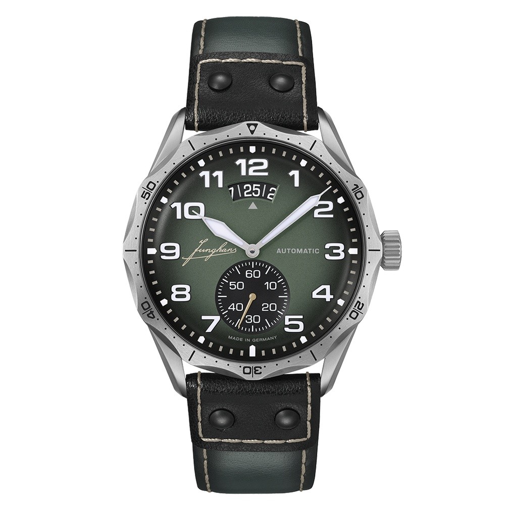 Junghans Meister Pilot Automatic 27-4495.00 Verde 32,7 mm - JUNGHANS