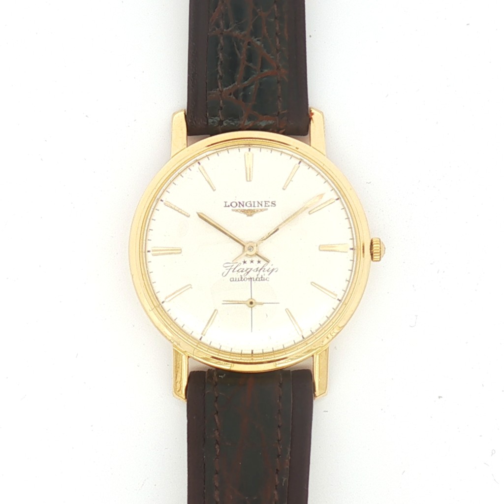 Longines Flagship 350 Oro giallo 18kt Automatico Silver 35 mm - LONGINES