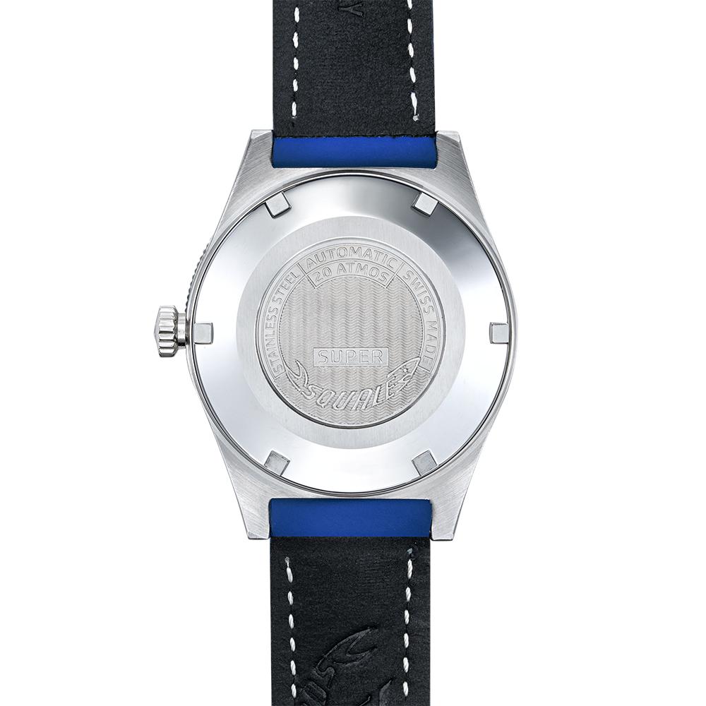  Super-Squale Arabic Numerals Blue Leather SUPERMBLBL.RLBL 38,00 mm - SQUALE