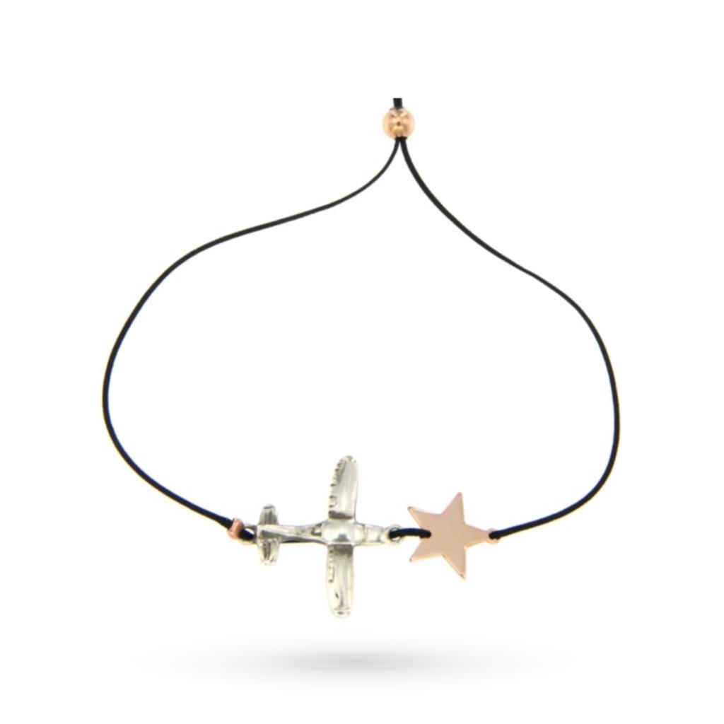 Bracciale MAMAN ET SOPHIE bfelaa1 stella aeroplano in argento - MAMAN ET SOPHIE