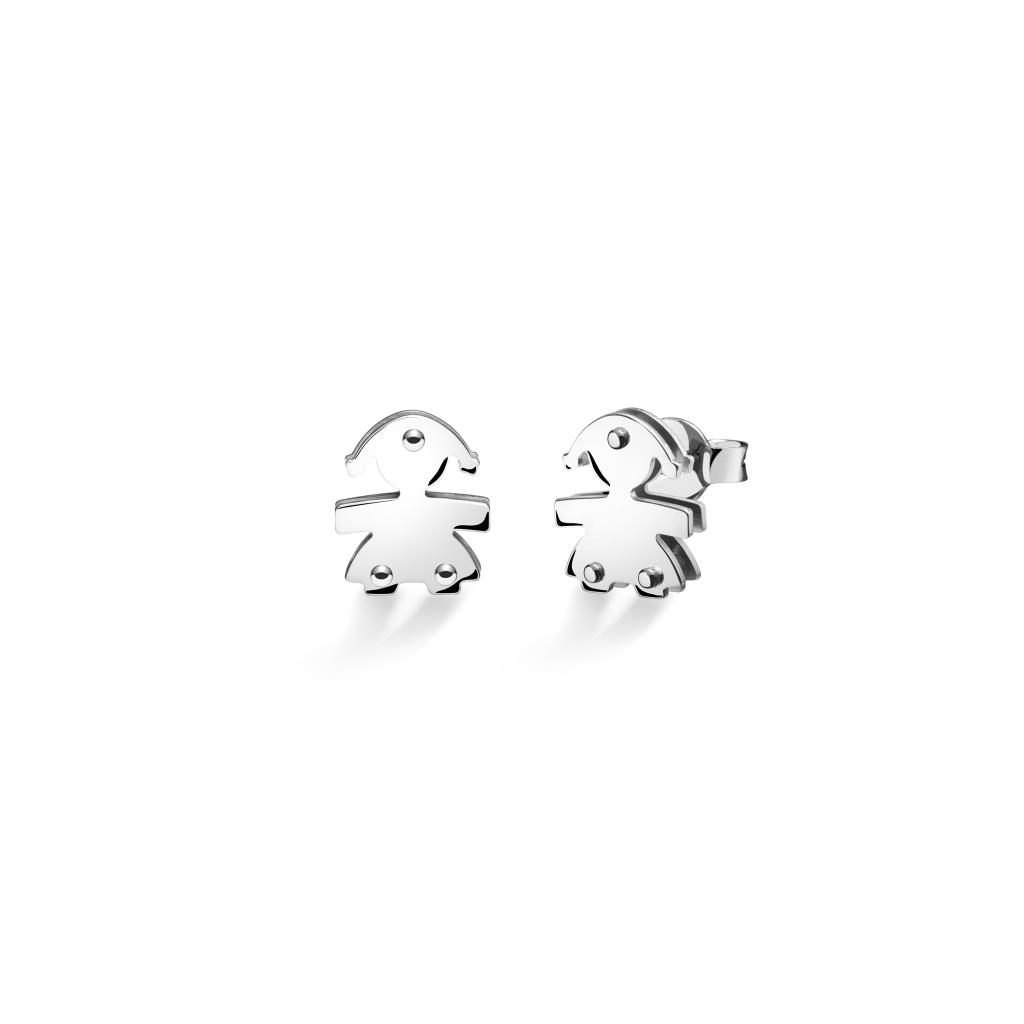 LeBebe earrings LBB053 girl 9kt white gold - LE BEBE