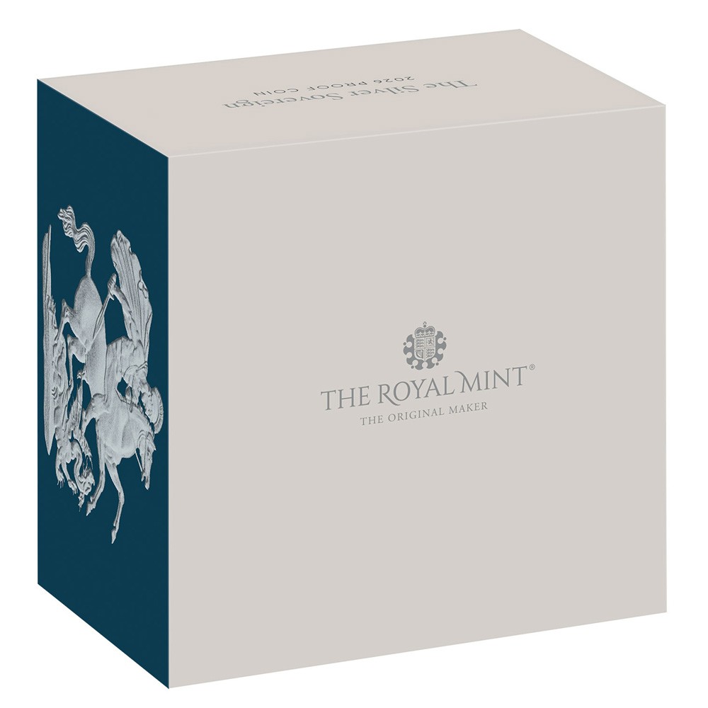  Sterlina Argento 2026 San Giorgio e Drago Proof UK - THE ROYAL MINT