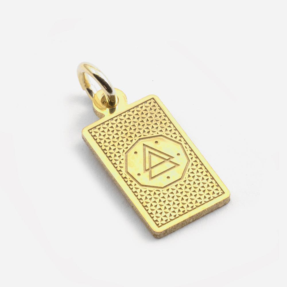 The Empress Tarot Card Pendant in Gold Plated Silver - NOVE25