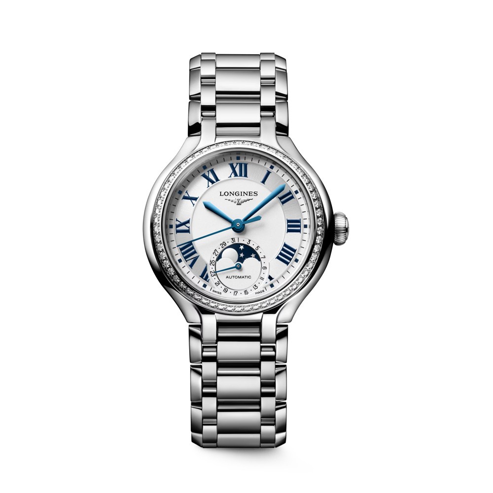 Longines PrimaLuna Moonphase L8.126.0.71.6 Automatico 34 mm - LONGINES