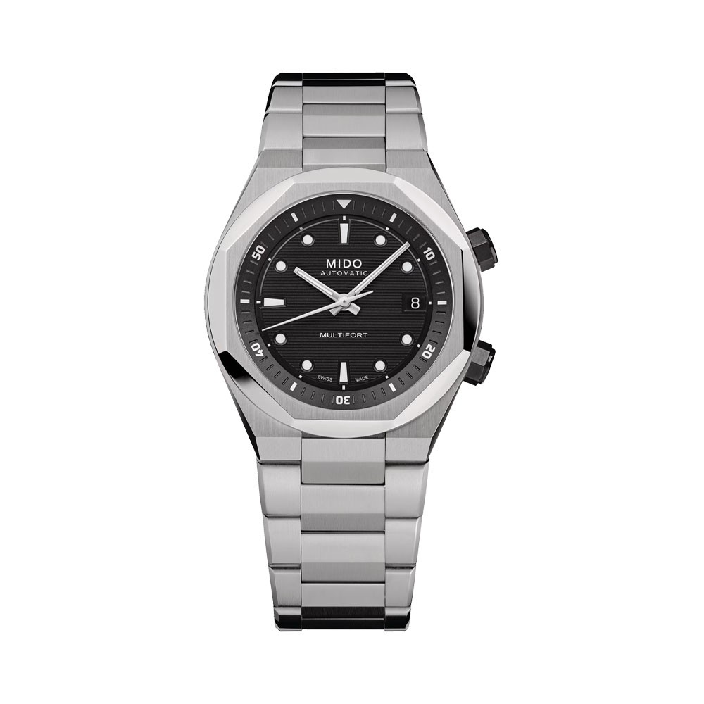 Orologio Mido Multifort 8 Two Crowns acciaio 38,4 x 40 mm