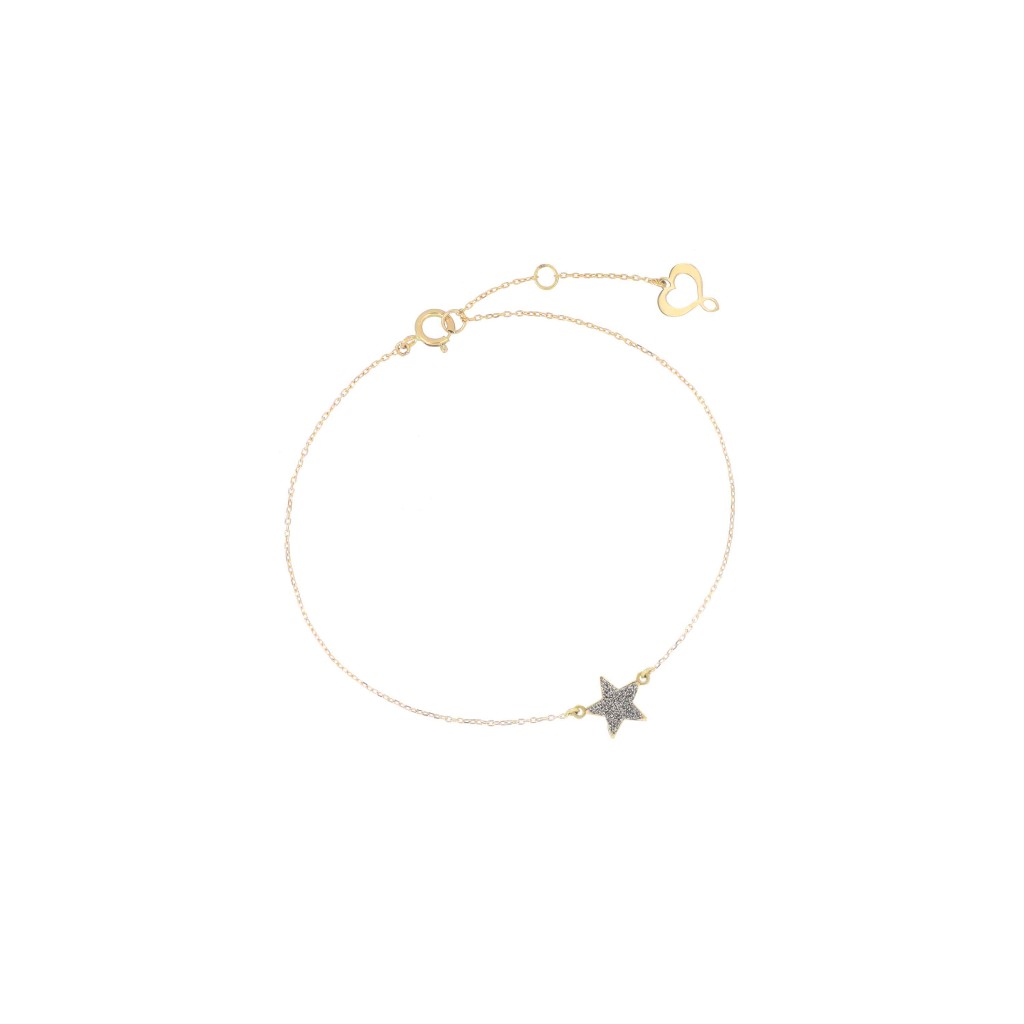 Maman et Sophie BPSSO3PSK 18kt Yellow Gold Powder Bracelet - MAMAN ET SOPHIE