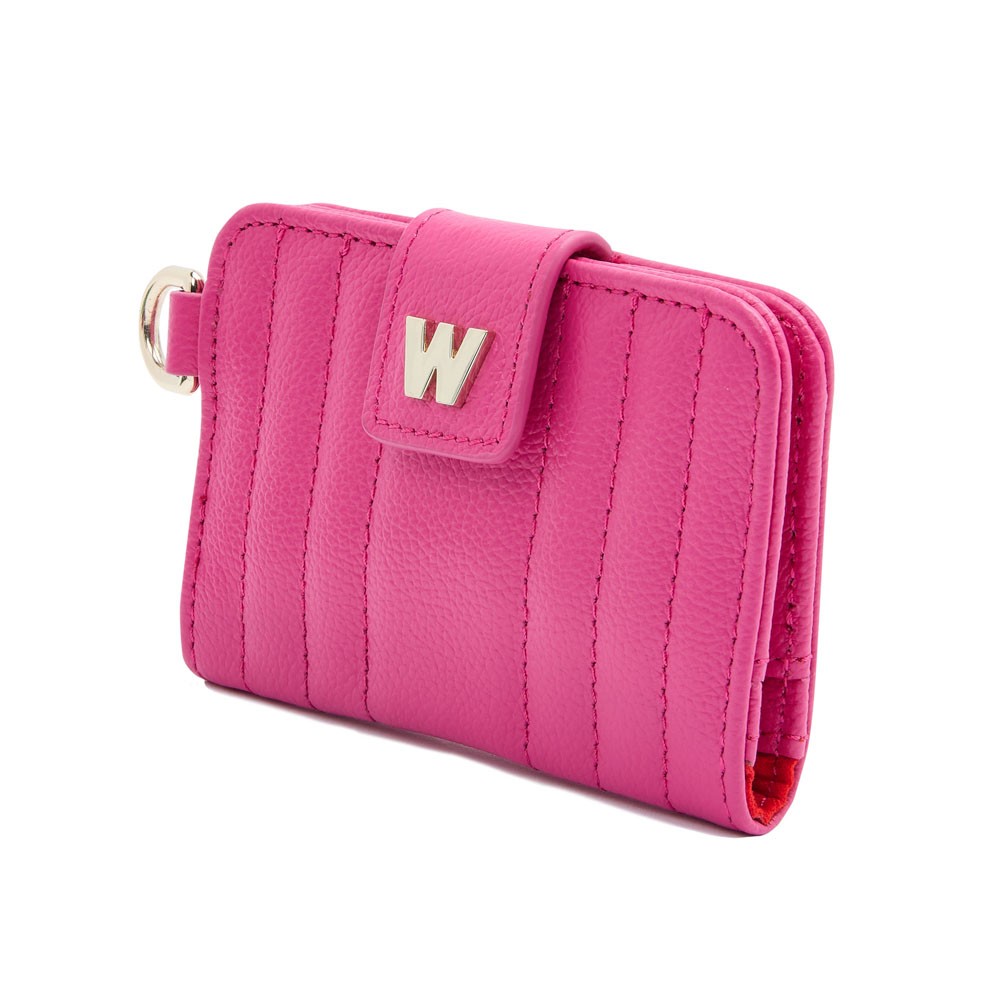  Wolf Credit Card Holder with Wristlet - Pink - WOLF