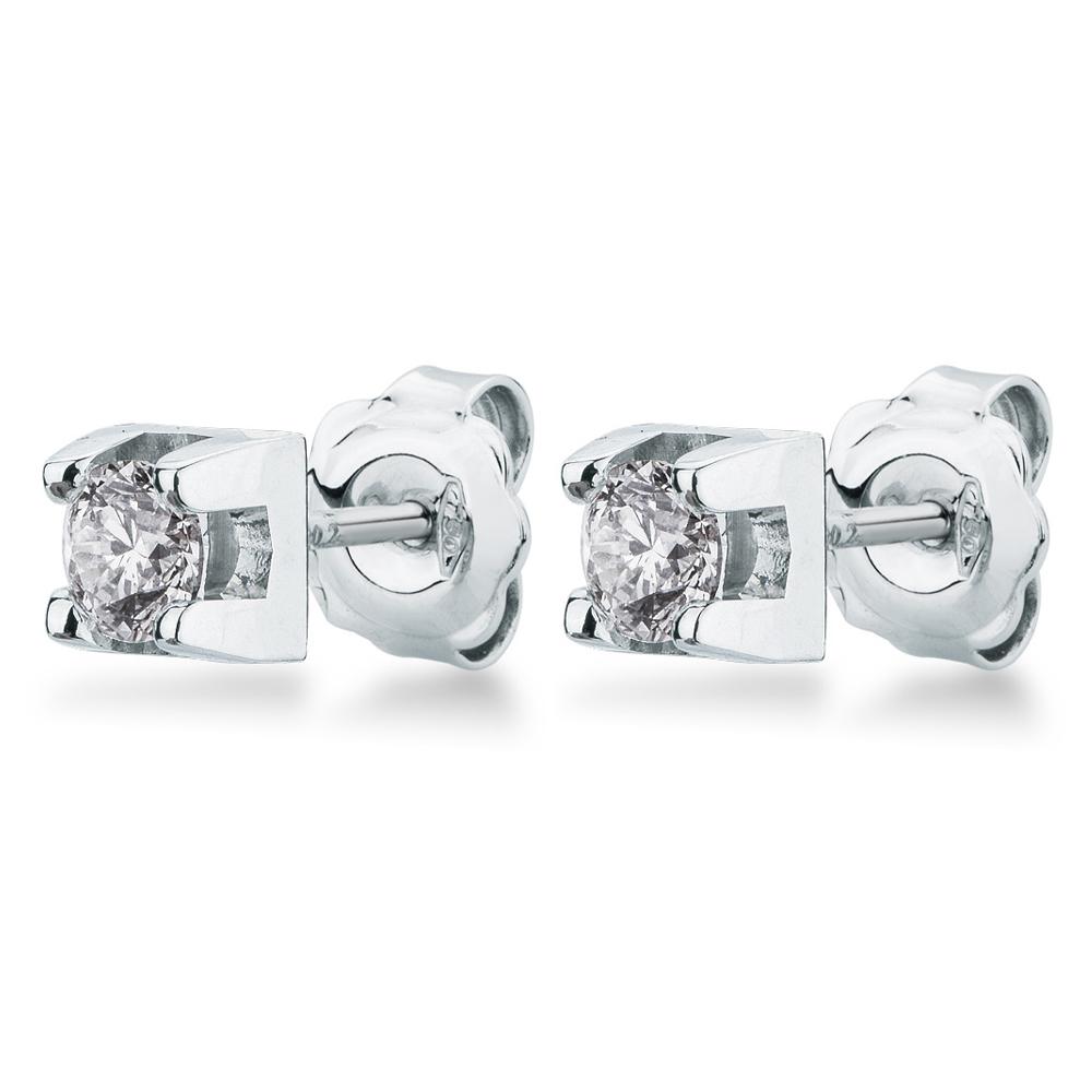  Orecchini diamante solitario 4 griff Mirco Visconti HP22 - MIRCO VISCONTI