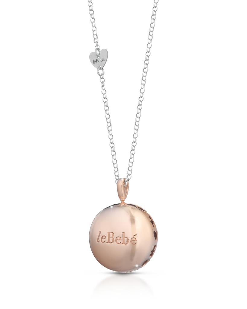  Ciondolo leBebe SNM012 SuonAmore Lune argento placcato oro rosa - LE BEBE