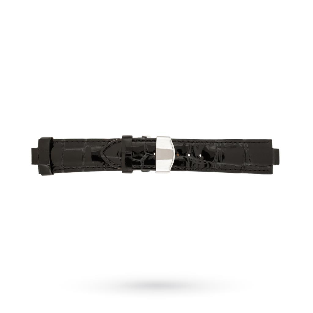 Cinturino originale Guess nero pelle verniciata 10mm - GUESS