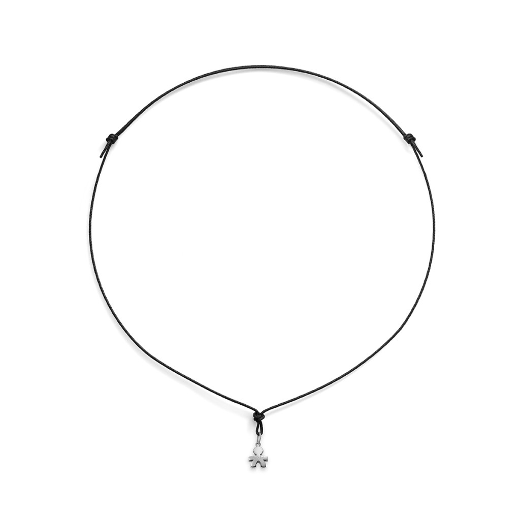 ciondolo lebebe con sagoma bambino d