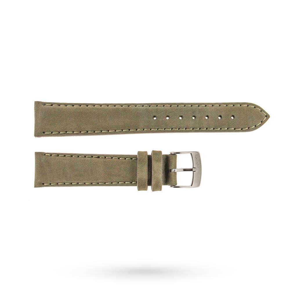 Brushed nubuck leather strap 18-16mm - BROS