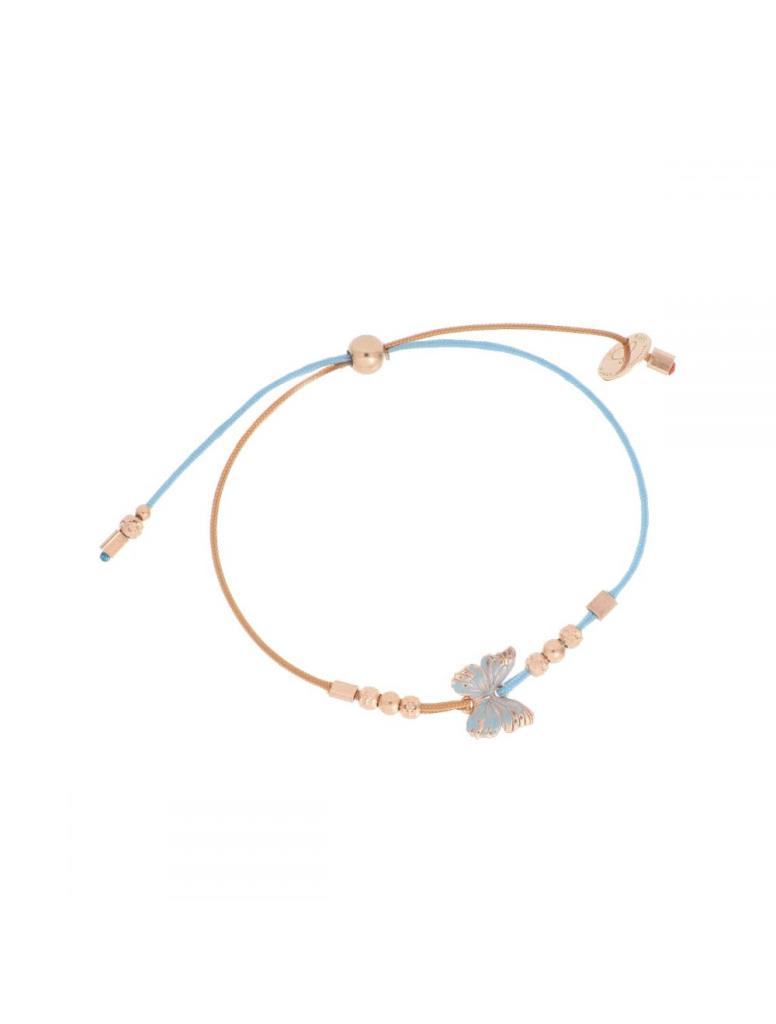 Blue butterfly mix wire bracelet Maman et Sophie BFFARX5 - MAMAN ET SOPHIE