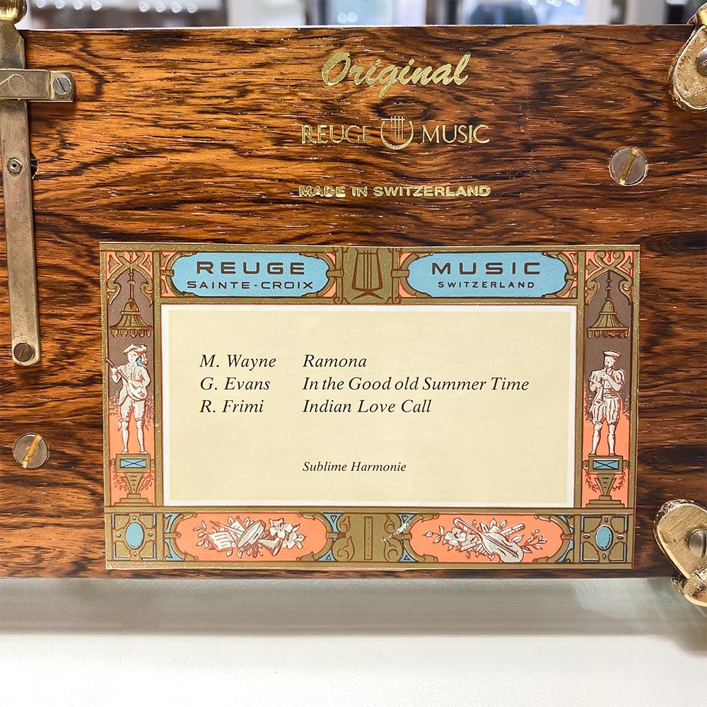  Carillon Reuge Music Dauphin cristallo tastiera 144 note - REUGE MUSIC