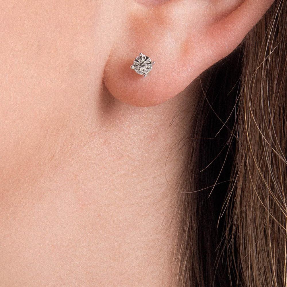  White gold multi-stone diamonds earrings 0,12ct Mirco Visconti - MIRCO VISCONTI