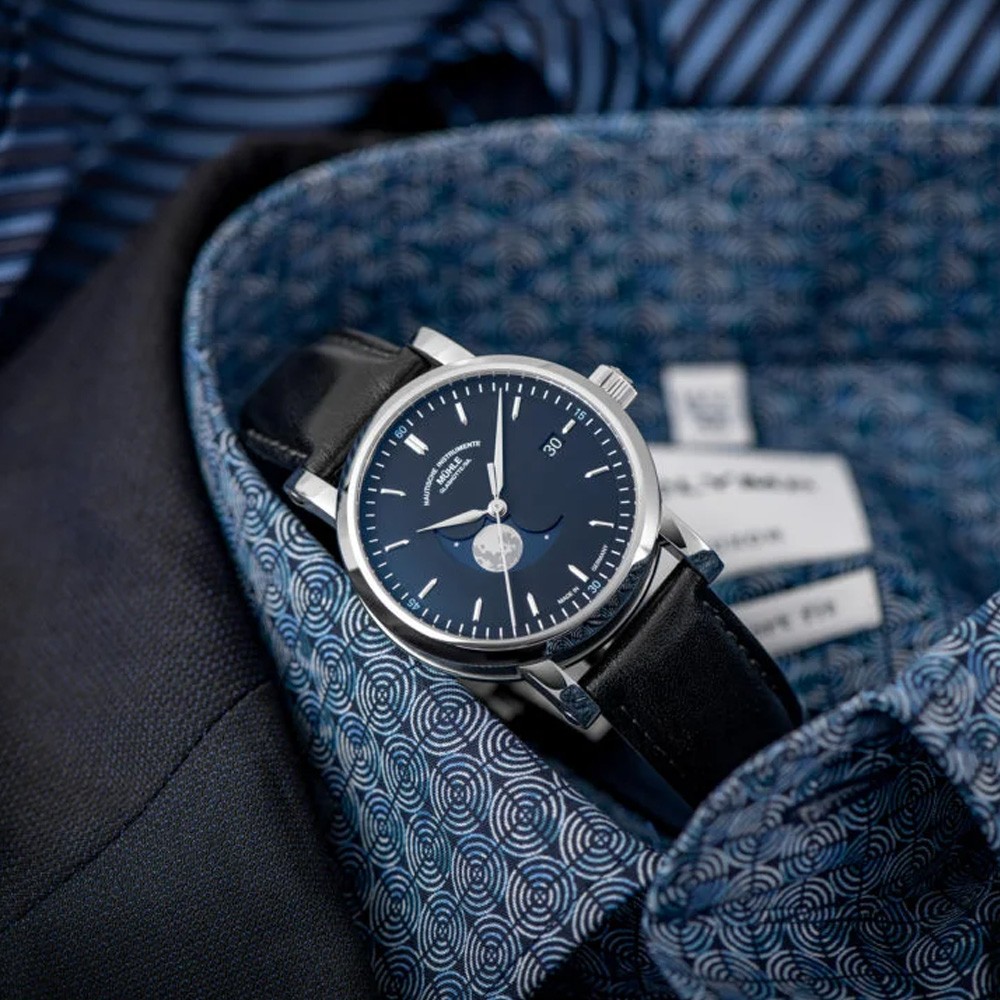  Muhle Glashutte Teutonia IV Bluemoon M1-44-62-LB 39 mm - MUHLE-GLASHUTTE