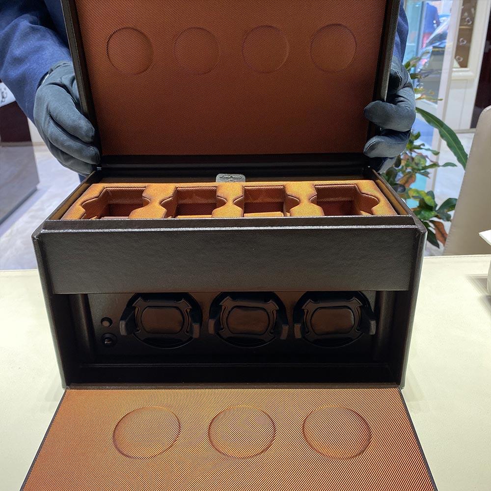  Watch box 7 watch stations 3 automatic rotors - SCATOLA DEL TEMPO