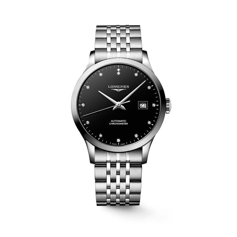 Longines Record L2.821.4.57.6 Automatic 40.00 mm - LONGINES