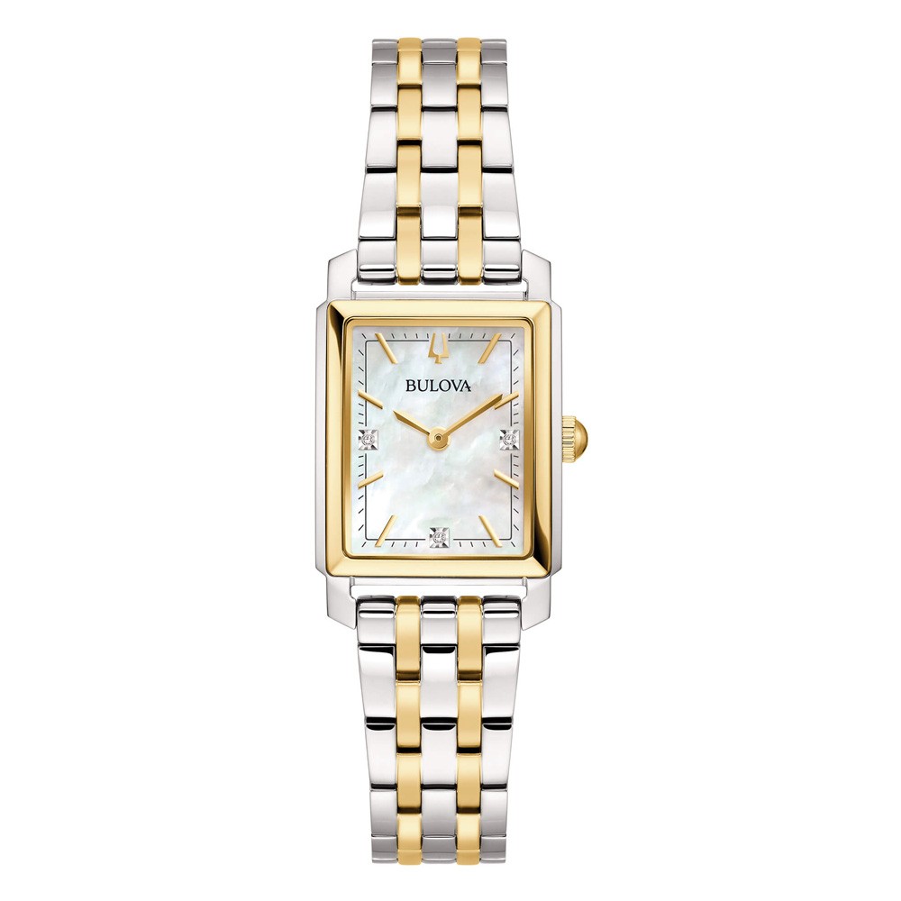 Orologio Bulova Sutton 98P220 da donna con cassa oro e quadrante madreperla 21 mm