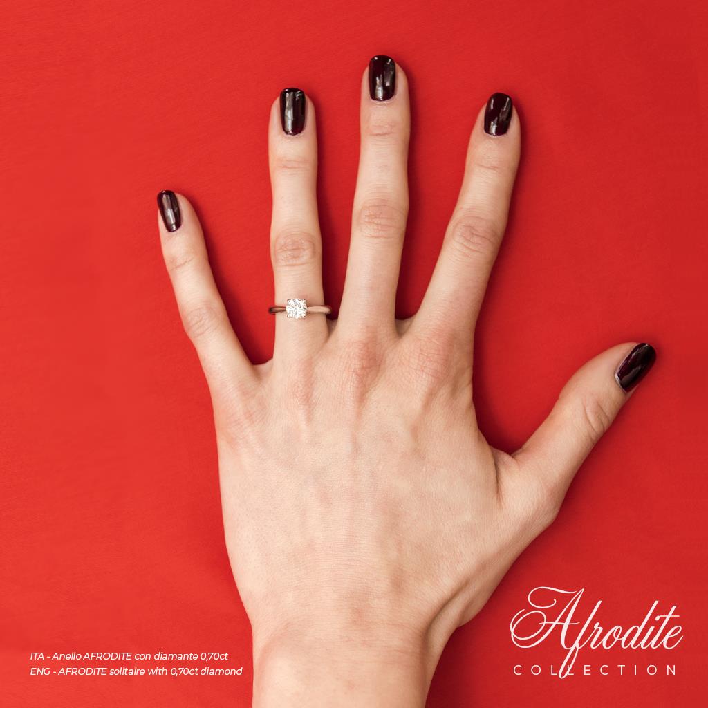  Engagement ring with diamond Afrodite collection 0,70ct G VS  - CICALA