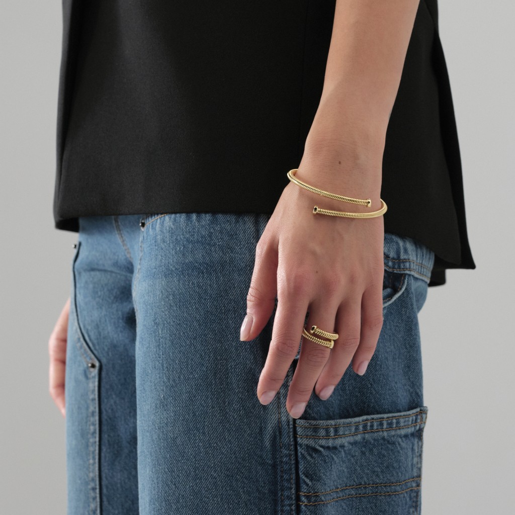 Bracciale Unoaerre 2570 chiodo dorato - UNOAERRE