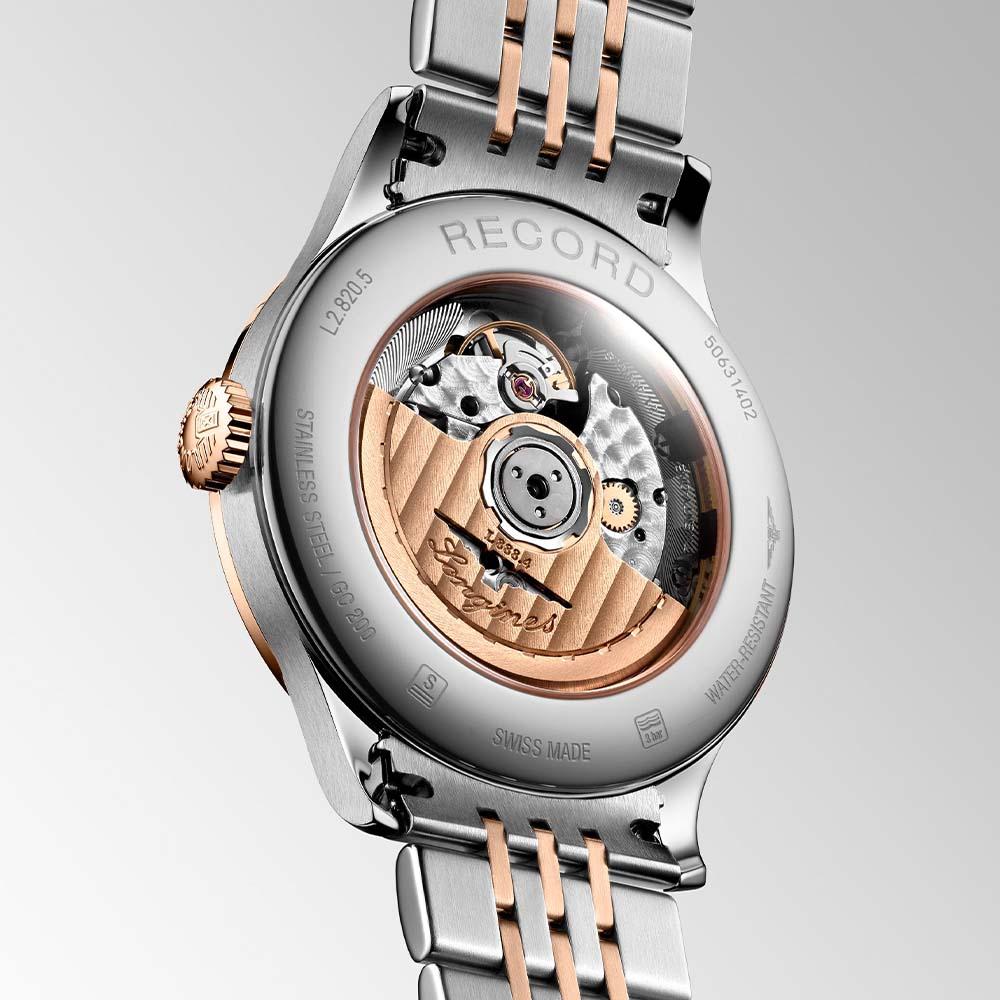  Longines Record L2.820.5.11.7 Automatico 38.50 mm - LONGINES