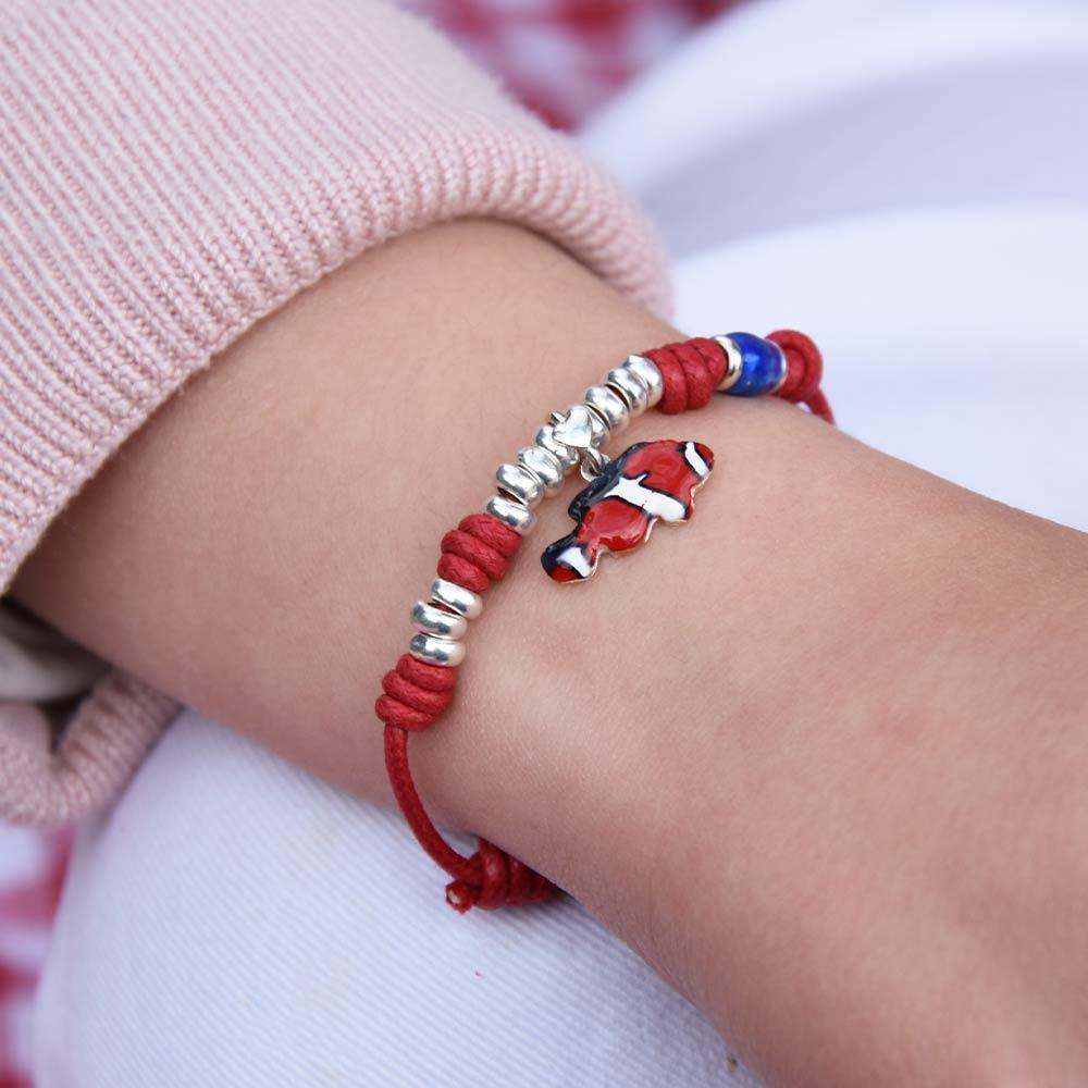 Ciondolo Pesce Pagliaccio Rosso Dodo Mariani argento 925 - DODO MARIANI