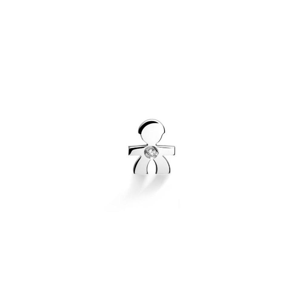 LeBebe single earring LBB309 Precious baby white gold diamond ct 0,003 - LE BEBE