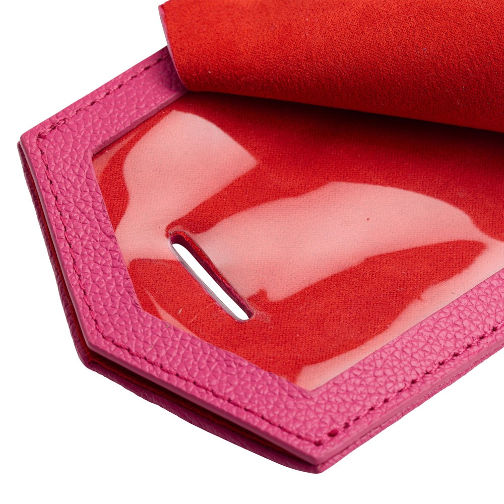  Wolf Luggage Tag - Pink - WOLF