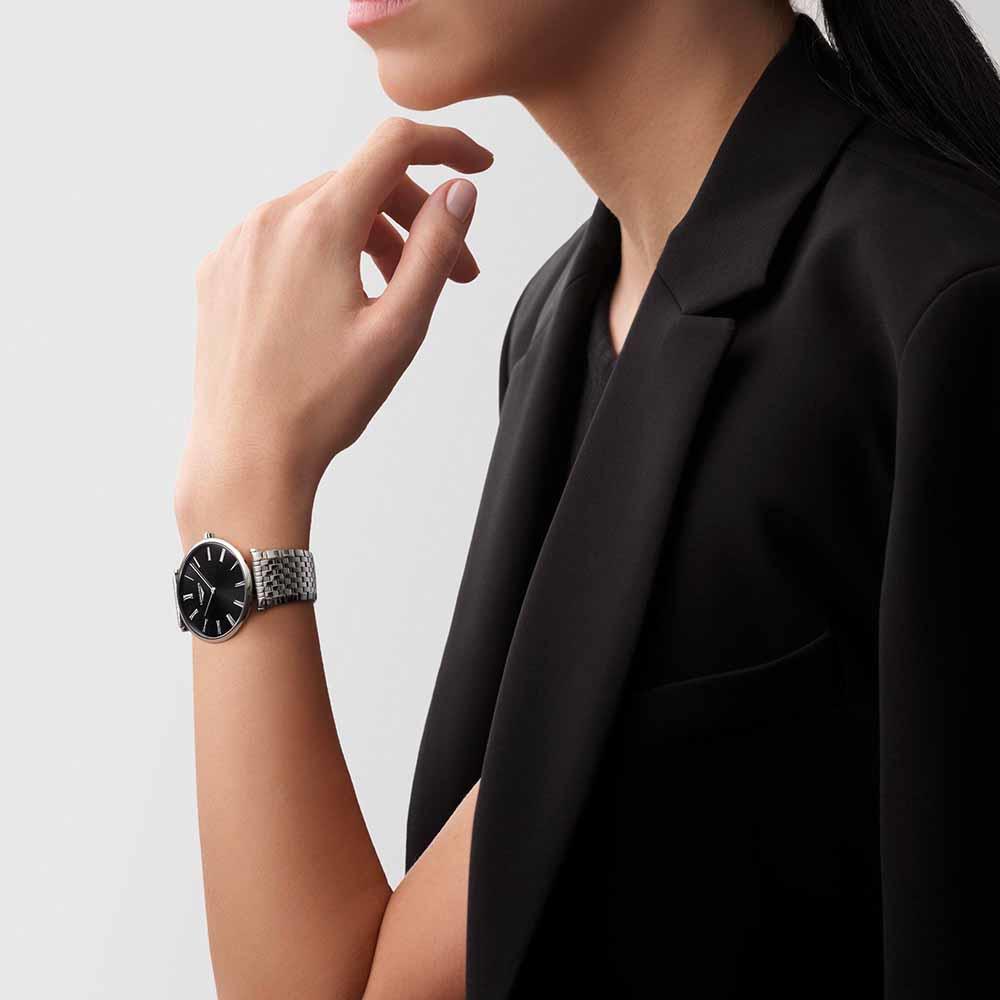  Longines La Grande Classique L4.866.4.51.6 Al Quarzo 38 mm - LONGINES