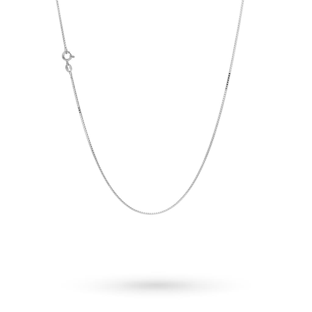 Venetian link chain in silver 40cm - LUSSO ITALIANO