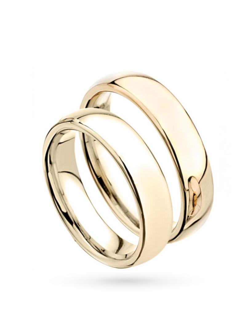  18kt gold wedding band Lenval Comfort XL size 7-17 - LENVAL